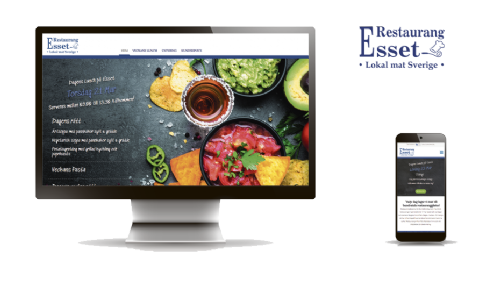 Smode webbyr - nr kocken rekommenderar: Restaurang Esset rekommenderar Smode webbyr i Enkping(hemsida, cms, enkel uppdatering)