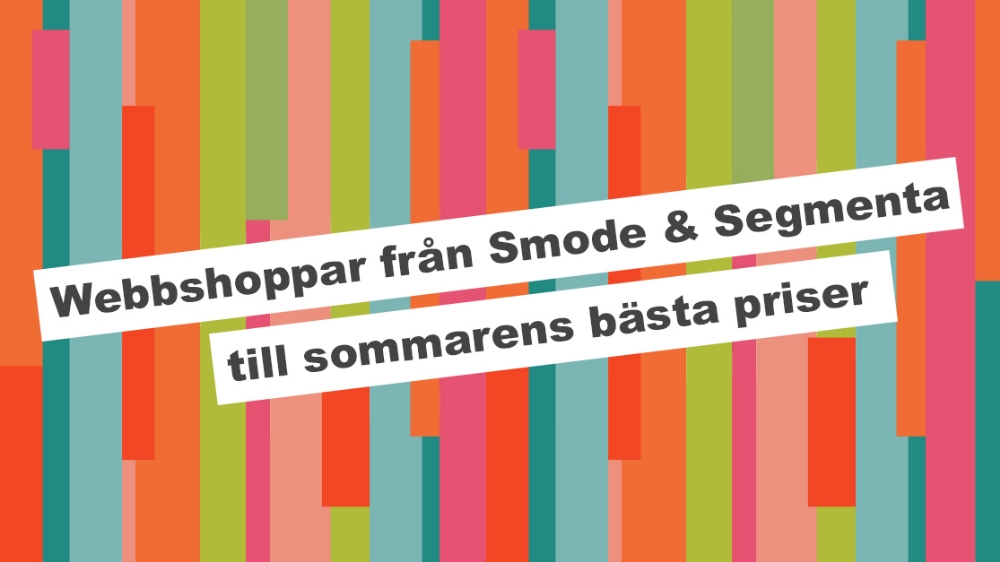 Webbutik till sommarpris: Segmenta-shoppen.